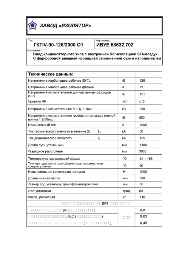 Ввод трансформаторный ГКТIV-90-126 2000 О1 (702)_page-0001